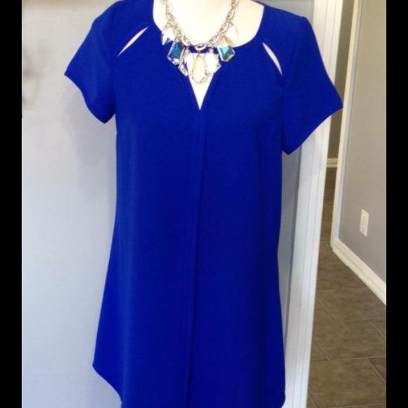 Royal blue dress
