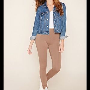 ✳️ Heather Knit Leggings-Walnut Color