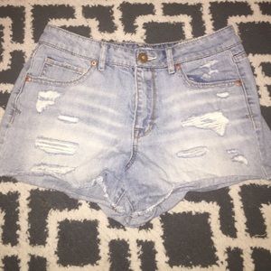 Ripped shorts