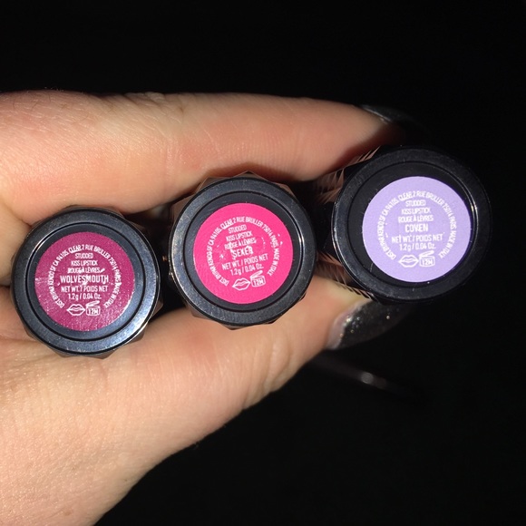 3 MINI Kat Von D Studded Kiss Lipsticks