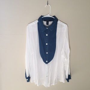 Ashley Stewart Button Down