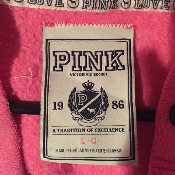 💭VS PINK Sweatshirt Hoodie. NWOT. - Picture 3 of 4