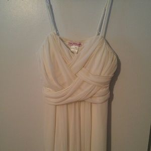 Adorable cream cocktail dress