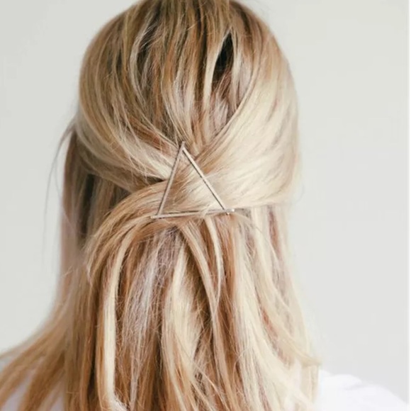 Triangle Hair Barrette - Picture 3 of 3