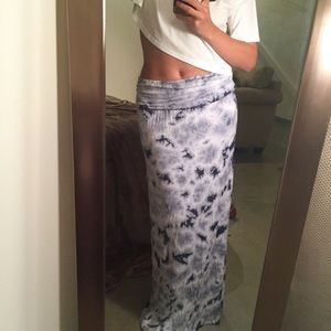 Tie-Dye Maxi Skirt