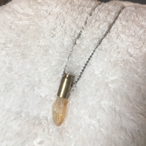 Bullet She'll Quartz Necklace
