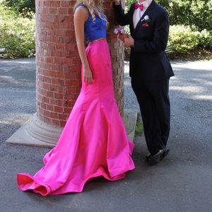 Sherri hill 2 piece formal/ prom dress