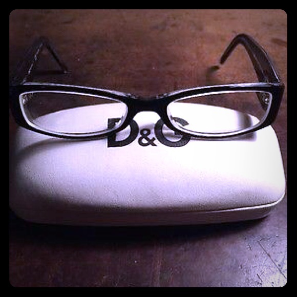 D&G Dolce & Gabbana Eyeglasses Black