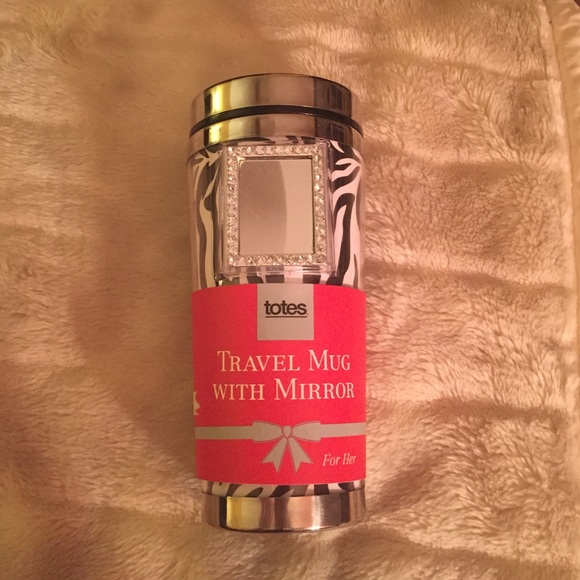 Totes - travel mug with mirror