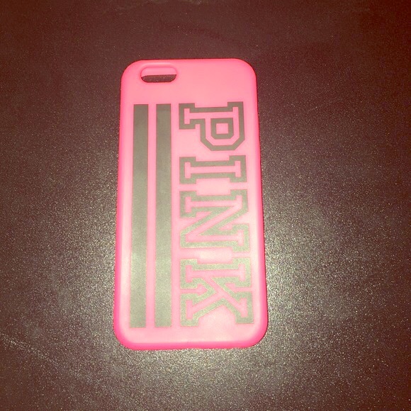 Pink silicone phone case for iPhone 6