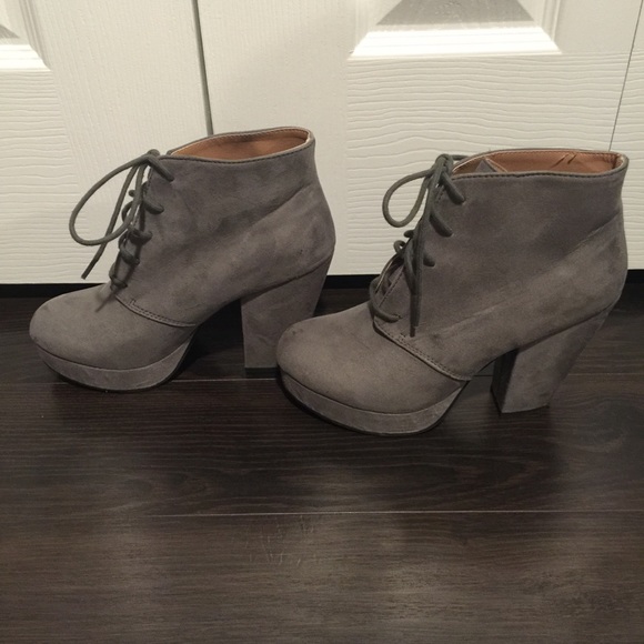 Gray Booties