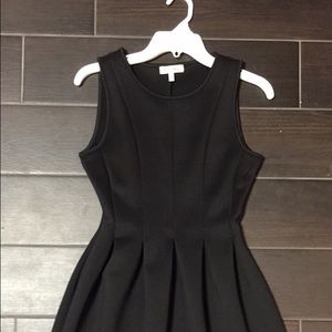 Black knit dress