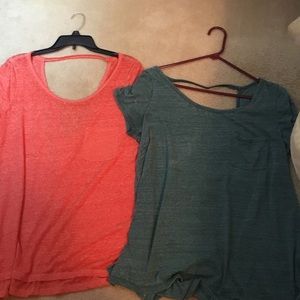 open back pocket tees