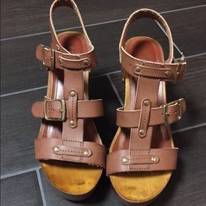 Brown sandals
