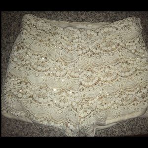 GOLD Flaked Clothed Shorts