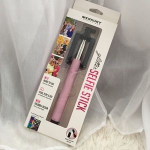 Pink Glitter Selfie Stick