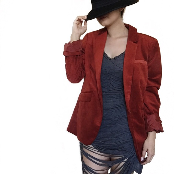• The Limited • Faux Suede Blazer - Picture 2 of 4