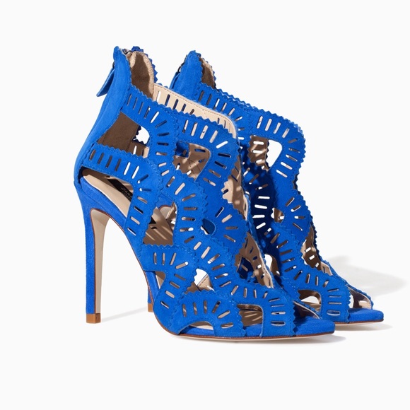 Zara Basic Blue High Heels