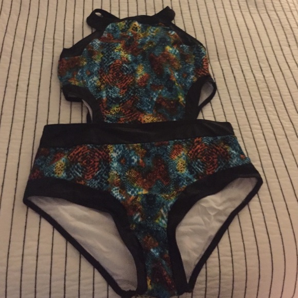 Multi Colored Bathing Suit