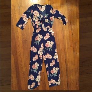 Floral jumpsuit