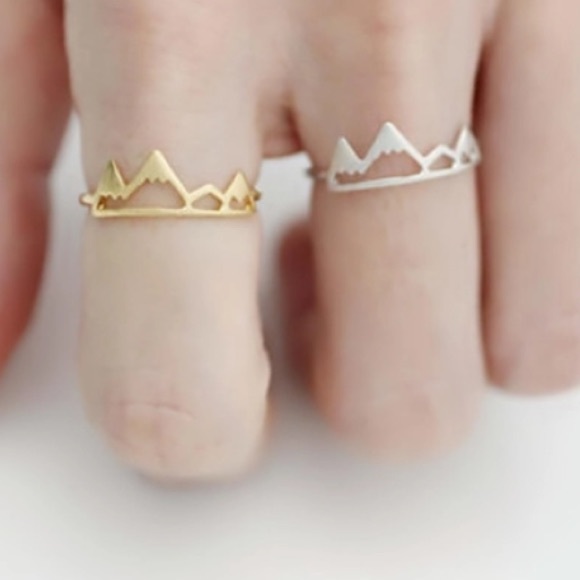 Urban Outfitters Jewelry - Mountains ring fitted all size! Cute!