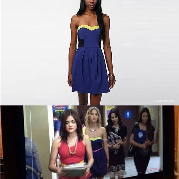 Strapless party dress from urban outfitters