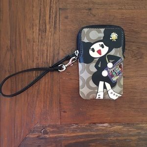 authentic Coach wristlet