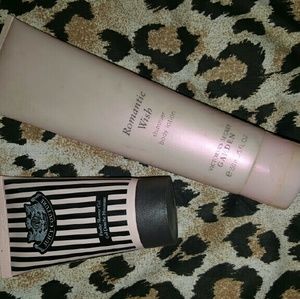 Victoria's Secret lotion and Juicy Couture soap