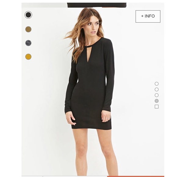 Cutout bodycon dress. ✨