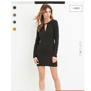 Cutout bodycon dress. ✨