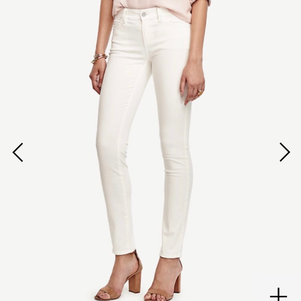 Ann Taylor white jeans