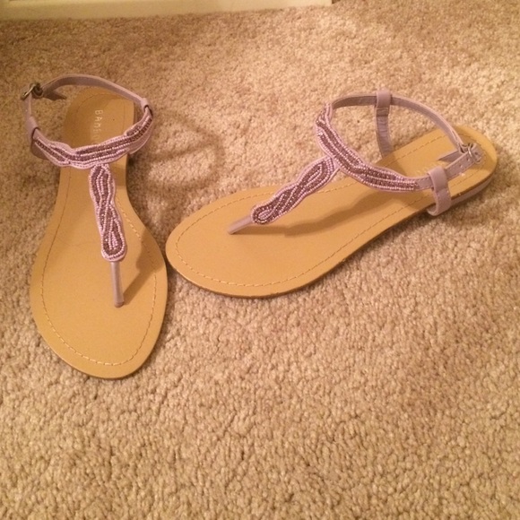 "Bamboo" Beaded Sandals