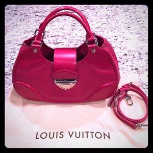 Louis Vuitton Sac Montaigne Red Epi Leather