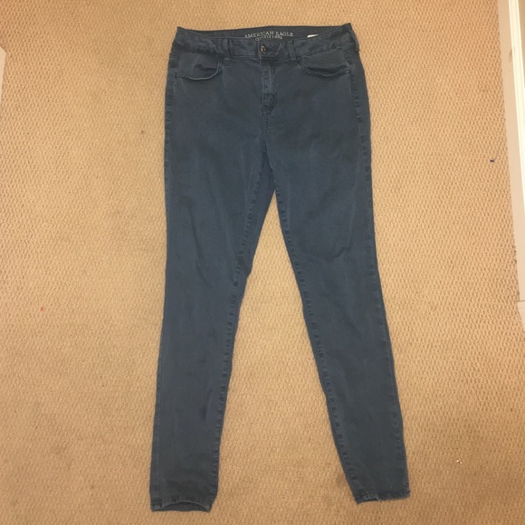 Women's: American Eagle dark emerald jeggings