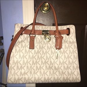 Michael Kors Vanilla Hamilton Tote