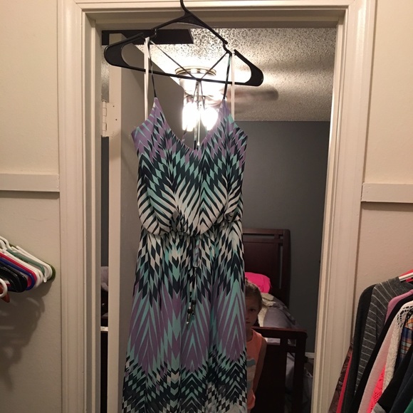 Long strappy dress