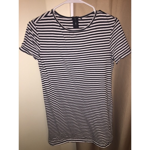 Stripped t-shirt dress