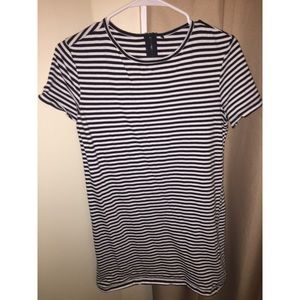 Stripped t-shirt dress