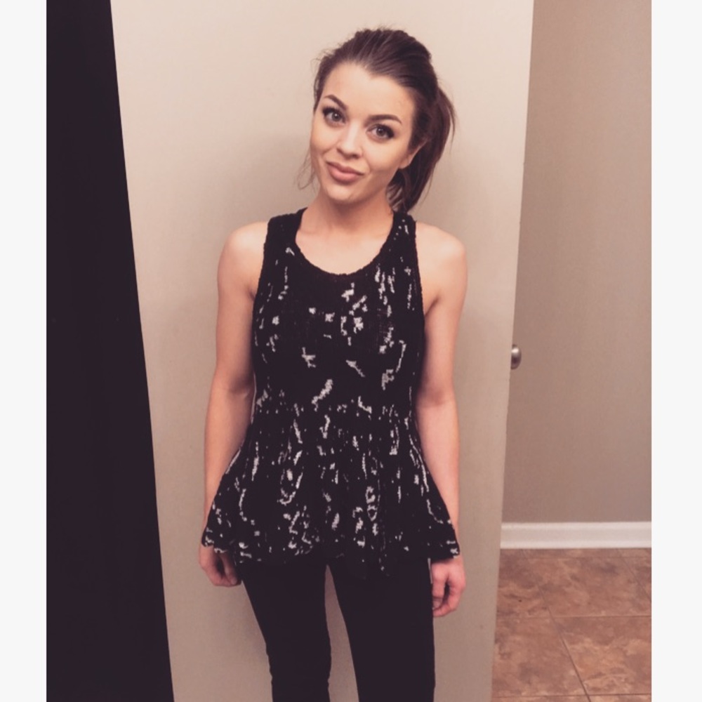 Free people peplum top