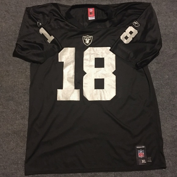 Black Randy Moss Raiders jersey