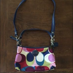 Authentic Coach cross body purse