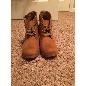 Brown booties