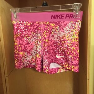 Nike pro spandex shorts