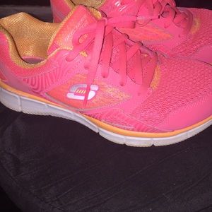 Pink memory foam sketchers