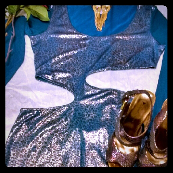 Cutout cocktail dress