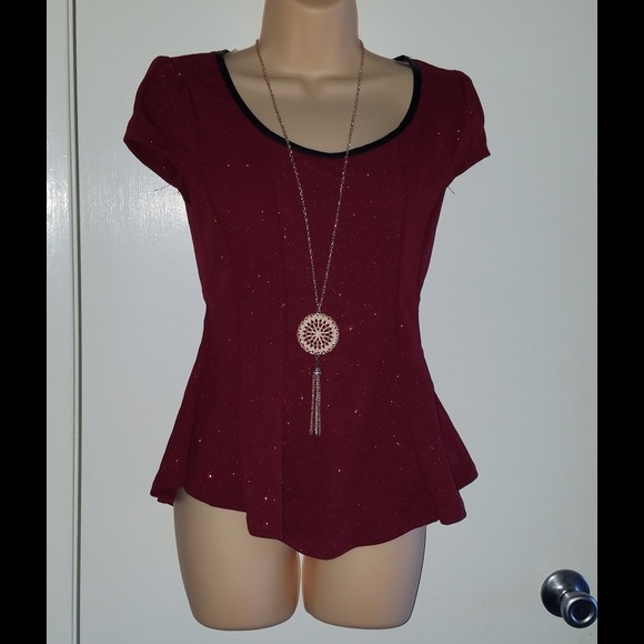 Red blouse