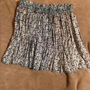 Blue flowered Skirt