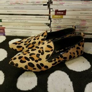 Steve Madden leopard loafer