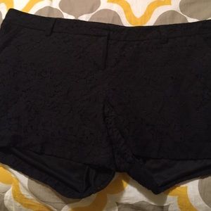 Torrid crochet shorts with lining