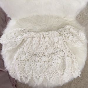 Off the Should Cropped top